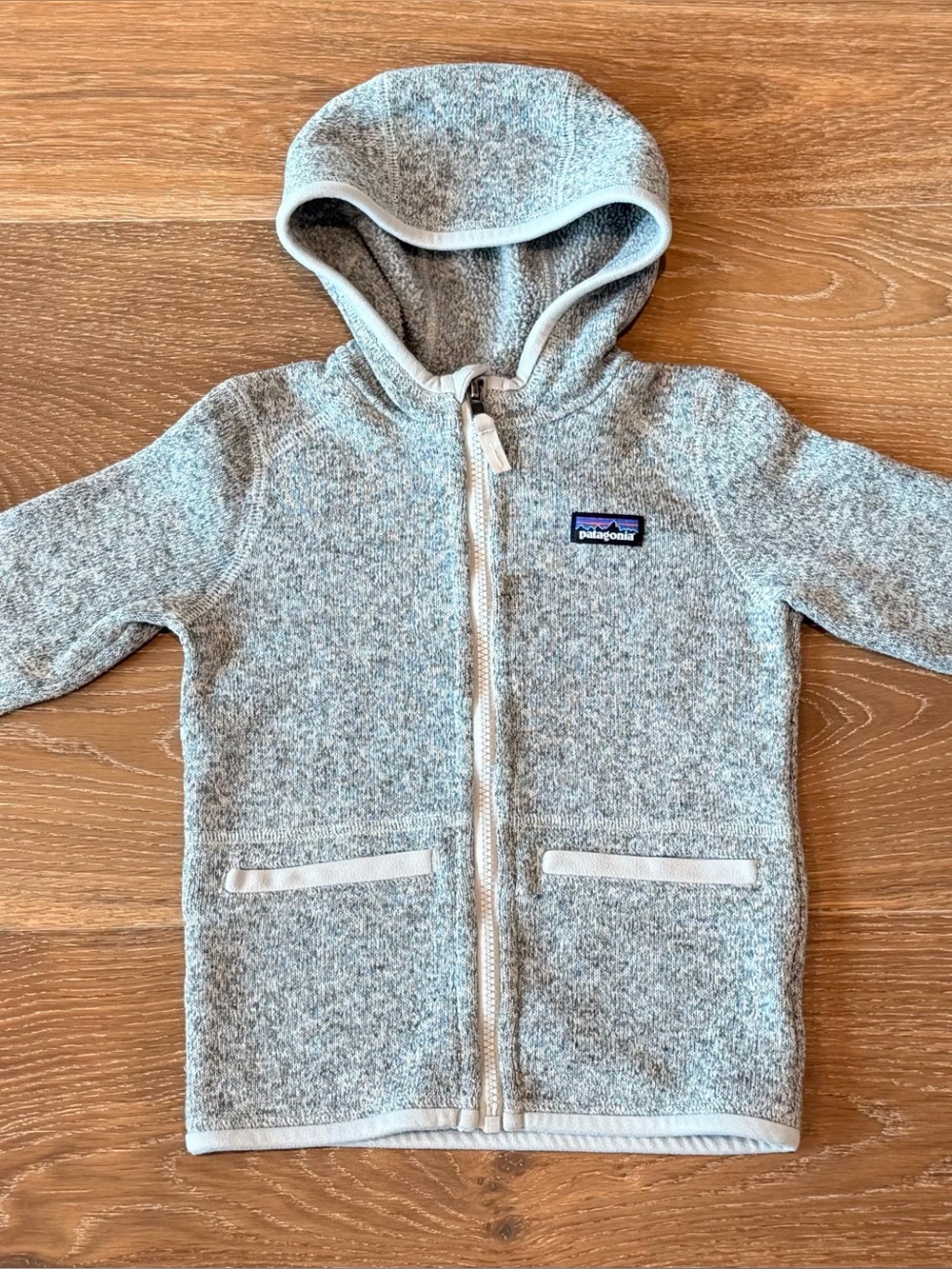 Patagonia Toddler Better Sweater Full-Zip Fleece Hoody 4T – Heather Grey